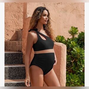 Bhome Maternity Swimsuits Bottoms High Waisted Bikini Bottom Swimwear Briefs
